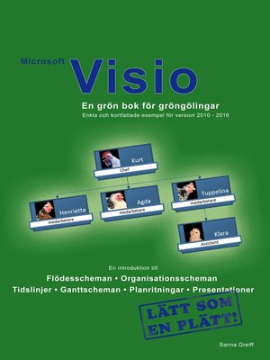cover image of Microsoft Visio--En grön bok för gröngölingar